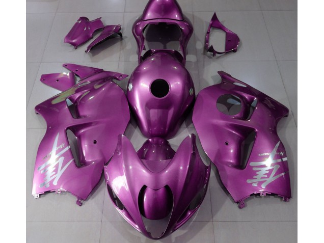 Glanzrosa & Silbernes Logo 1997-2007 GSXR 1300 Motorrad Verkleidung
