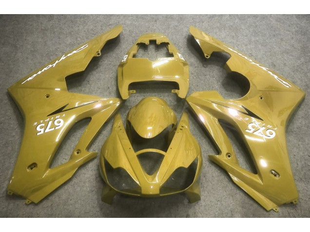 Gold 2006-2008 Daytona 675 Motorrad Verkleidung