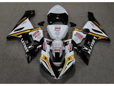 Gold Playboy 2005-2006 ZX6R Motorrad Verkleidung