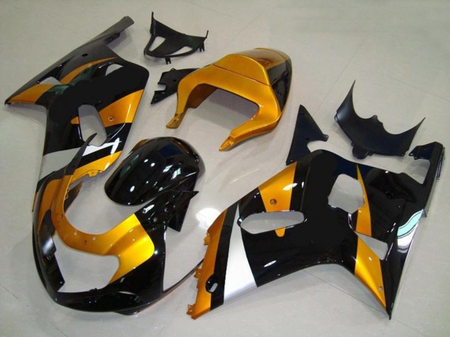 Gold & Schwarz 2001-2003 GSXR 600-750 Motorrad Verkleidung