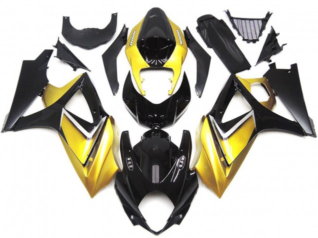 Goldgelb Benutzerdefiniert OEM-Stil 2007-2008 GSXR 1000 Motorrad Verkleidung