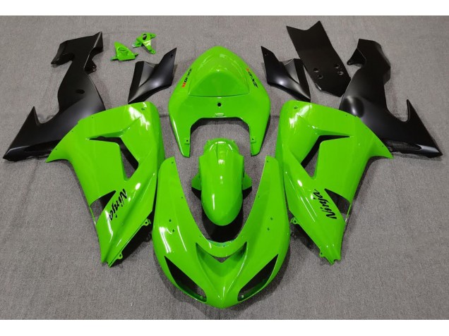 Grün 2006-2007 ZX10R Motorrad Verkleidung