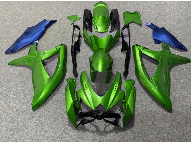 Grün & Blau 2008-2010 GSXR 600-750 Motorrad Verkleidung