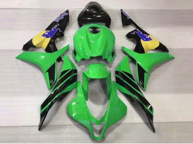 Grün & Blau Bull 2007-2008 CBR600RR Motorrad Verkleidung