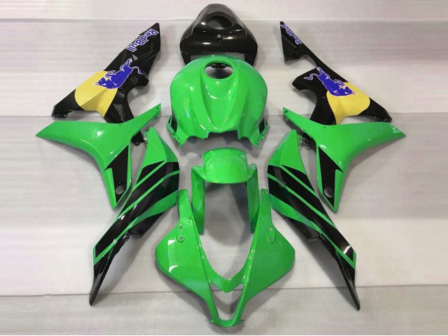 Grün & Blau Bull 2007-2008 CBR600RR Motorrad Verkleidung Grün & Blau Bull 2007-2008 CBR600RR Motorrad Verkleidung