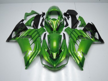 Grün Flamme 2012-2021 ZX14R Motorrad Verkleidung