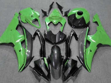 Grün Glänzend & Kohlefaser 2008-2016 R6 Motorrad Verkleidung