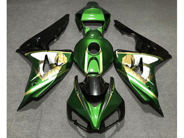 Grün-Gold 2006-2007 CBR1000RR Motorrad Verkleidung