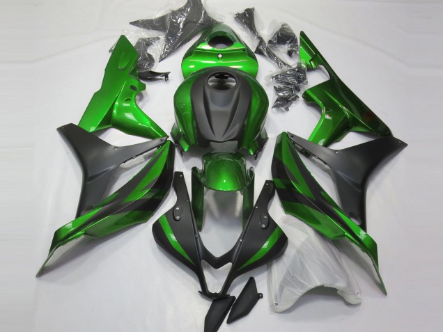 Grün & Matt Schwarz 2007-2008 CBR600RR Motorrad Verkleidung
