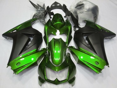 Grün & Matt Schwarz 2008-2012 Ninja 250 Motorrad Verkleidung