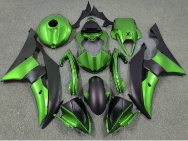 Grün & Matt Schwarz 2008-2016 R6 Motorrad Verkleidung