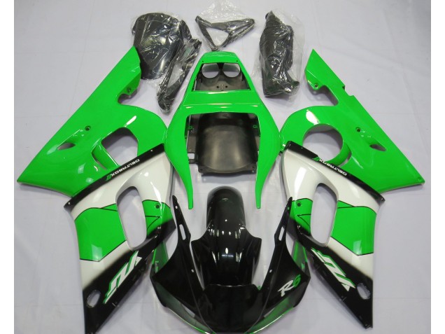 Grün Weiß & Schwarz 1998-2002 R6 Motorrad Verkleidung