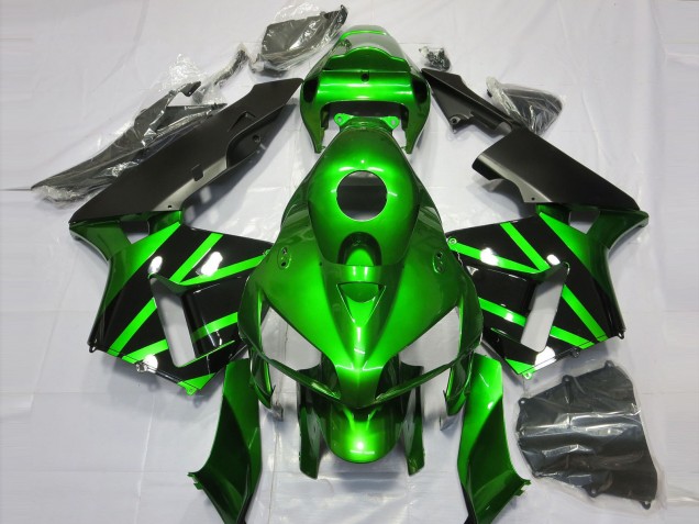 Grün & Schwarz 2005-2006 CBR600RR Motorrad Verkleidung