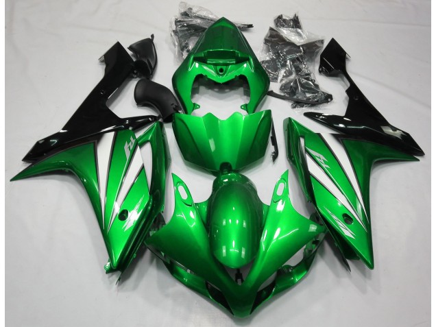 Grün Weiß & Schwarz 2007-2008 R1 Motorrad Verkleidung