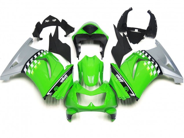 Grün & Schwarz 2008-2012 Ninja 250 Motorrad Verkleidung