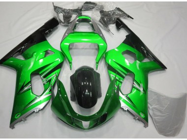 Grün & Silber 2001-2003 GSXR 600-750 Motorrad Verkleidung