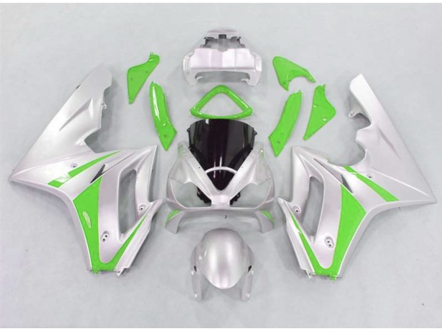 Grün & Silber 2006-2008 Daytona 675 Motorrad Verkleidung