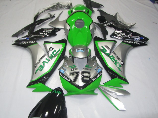 Grün-Silber 2012-2016 CBR1000RR Motorrad Verkleidung