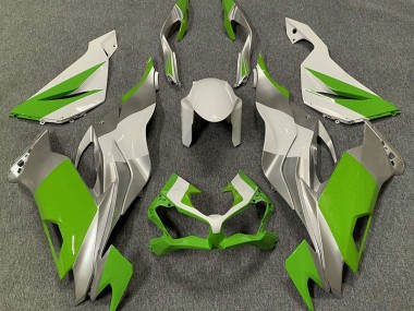 Grün-Weiß & Silber 2019-2023 ZX6R Motorrad Verkleidung