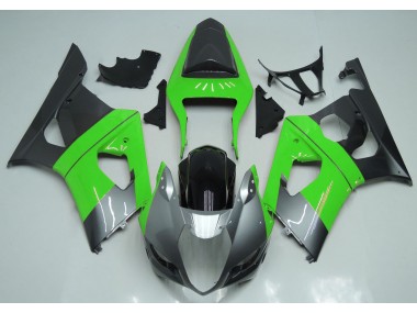 Grün-Silber & Schwarz 2003-2004 GSXR 1000 Motorrad Verkleidung