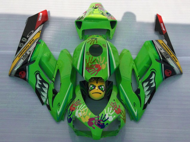 Grüner Hai 2004-2005 CBR1000RR Motorrad Verkleidung
