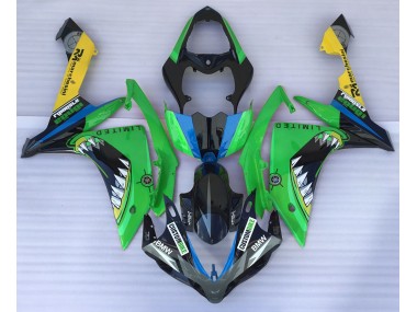 Grüner Hai 2007-2008 R1 Motorrad Verkleidung