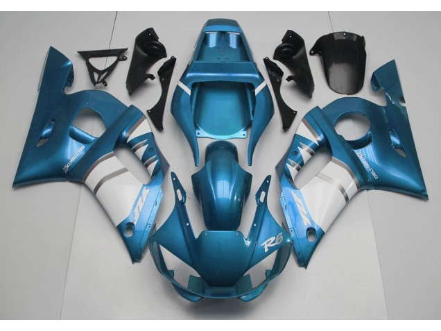 Hellblau & Weiß 1998-2002 R6 Motorrad Verkleidung