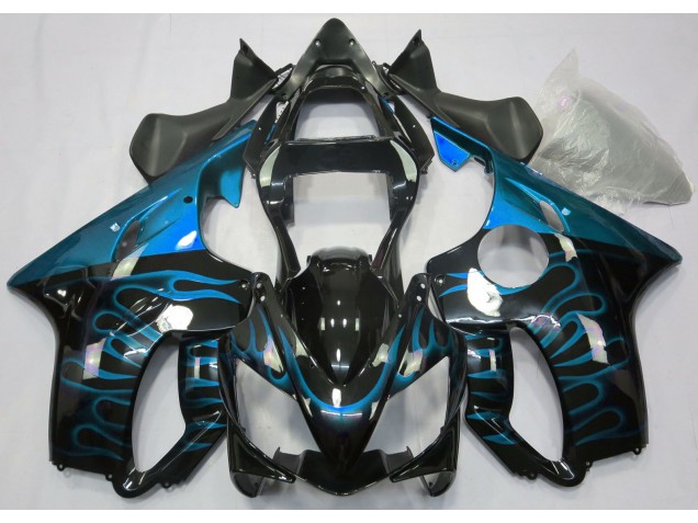 Hellblau Flamme 2001-2003 CBR600 F4i Motorrad Verkleidung