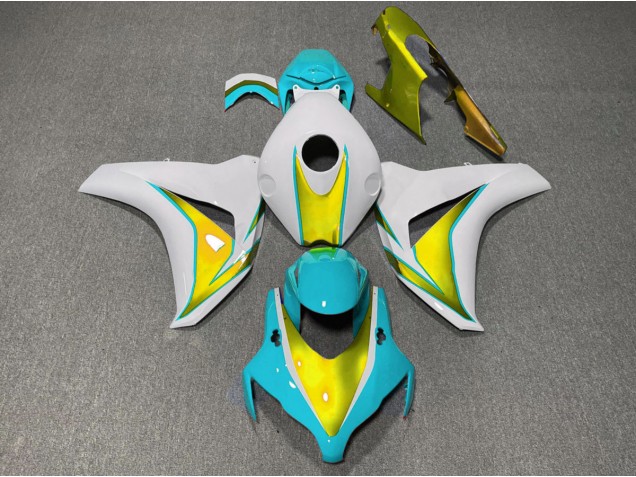 Hellblau & Gold 2008-2011 CBR1000RR Motorrad Verkleidung