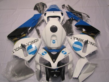 Hellblau Konica Minolta 2005-2006 CBR600RR Motorrad Verkleidung