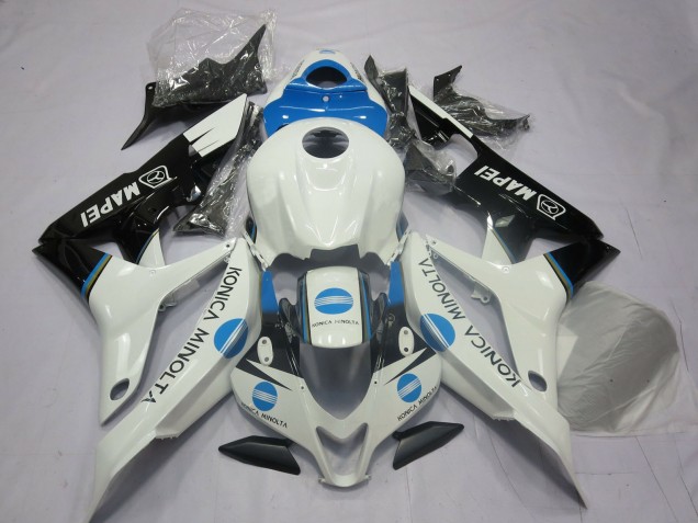 Hellblau Konica Minolta 2007-2008 CBR600RR Motorrad Verkleidung