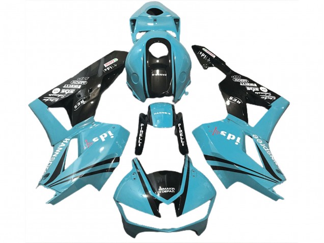 Hellblau & Logos 2013-2023 CBR600RR Motorrad Verkleidung