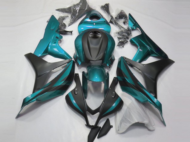 Hellblau & Matt Schwarz 2007-2008 CBR600RR Motorrad Verkleidung