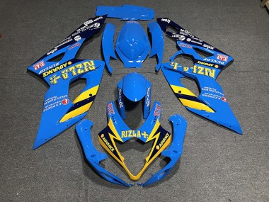 Hellblau Rizla 2005-2006 GSXR 1000 Motorrad Verkleidung