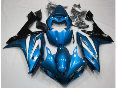 Hellblau Weiß & Schwarz 2007-2008 R1 Motorrad Verkleidung