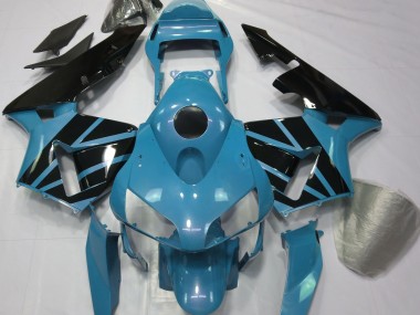 Hellblau & Schwarz Glänzend 2003-2004 CBR600RR Motorrad Verkleidung