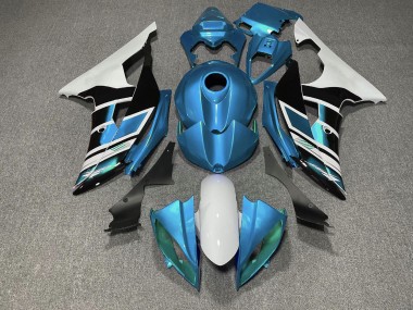 Hellblau Schwarz & Weiß OEM Stil 2008-2016 R6 Motorrad Verkleidung