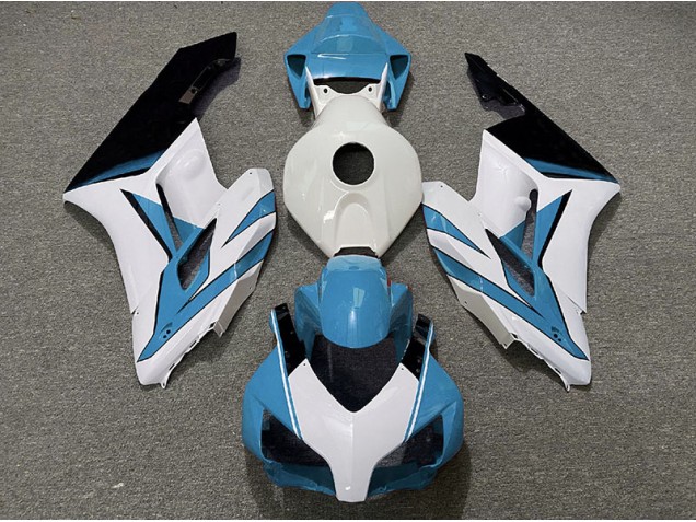 Hellblau-Weiß & Schwarzglanz 2004-2005 CBR1000RR Motorrad Verkleidung