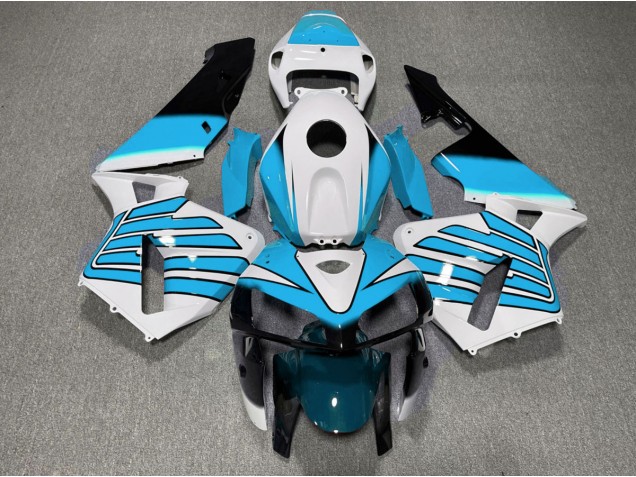 Hellblaue & Weiße Flügel 2005-2006 CBR600RR Motorrad Verkleidung