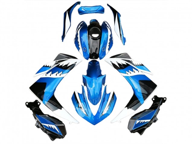 Hellblauer Hai 2015-2018 R3 Motorrad Verkleidung