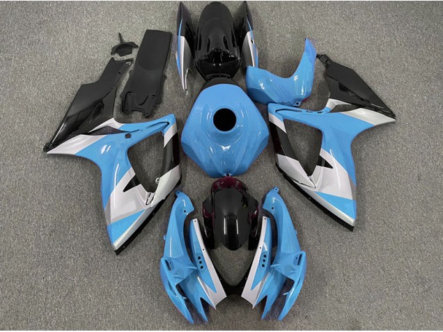 Hellblaues Design 2006-2007 GSXR 600-750 Motorrad Verkleidung