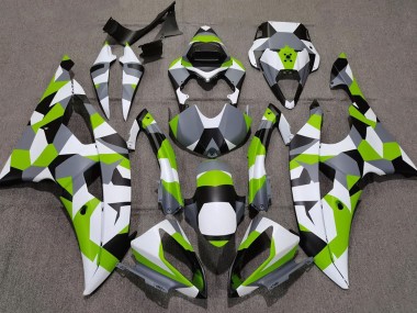 Hellgrün Tarnung Einfarbig 2008-2016 R6 Motorrad Verkleidung