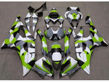 Hellgrün Tarnung Einfarbig 2008-2016 R6 Motorrad Verkleidung