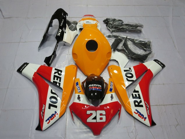 Hellorange Repsol 2008-2011 CBR1000RR Motorrad Verkleidung