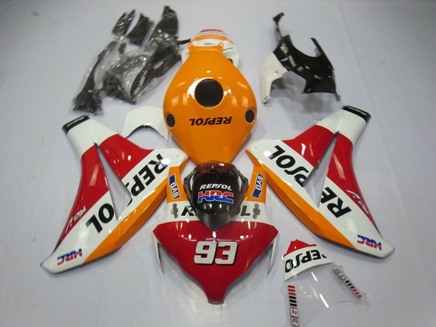 Hellorange Repsol 93 2008-2011 CBR1000RR Motorrad Verkleidung Hellorange Repsol 93 2008-2011 CBR1000RR Motorrad Verkleidung