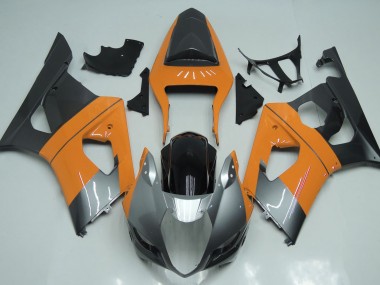 Hellorange Silber & Schwarz 2003-2004 GSXR 1000 Motorrad Verkleidung
