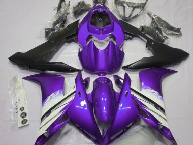 Hellviolett & Weiß 2004-2006 R1 Motorrad Verkleidung
