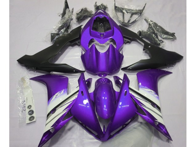 Hellviolett & Weiß 2004-2006 R1 Motorrad Verkleidung