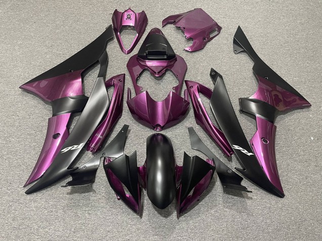 Hellviolett & Matt Schwarz 2008-2016 R6 Motorrad Verkleidung
