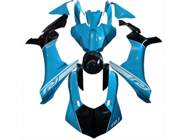 Himmelblau & Schwarz 2015-2019 R1 Motorrad Verkleidung